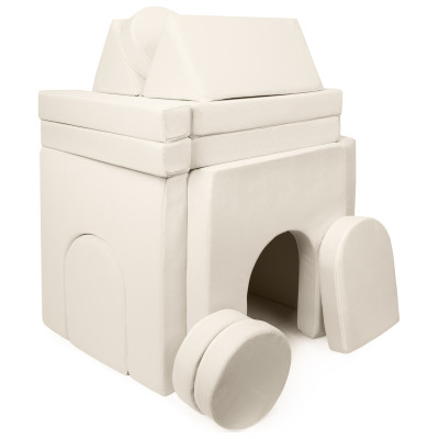 Sofá modular multifuncional para niños de bloques de espuma forma coche